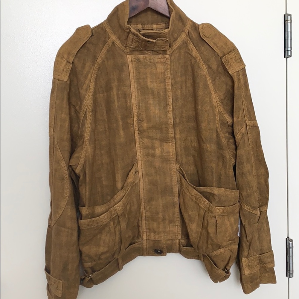 NWT Free People Jayde Safari Bomber Jacket - Picture 5 of 7